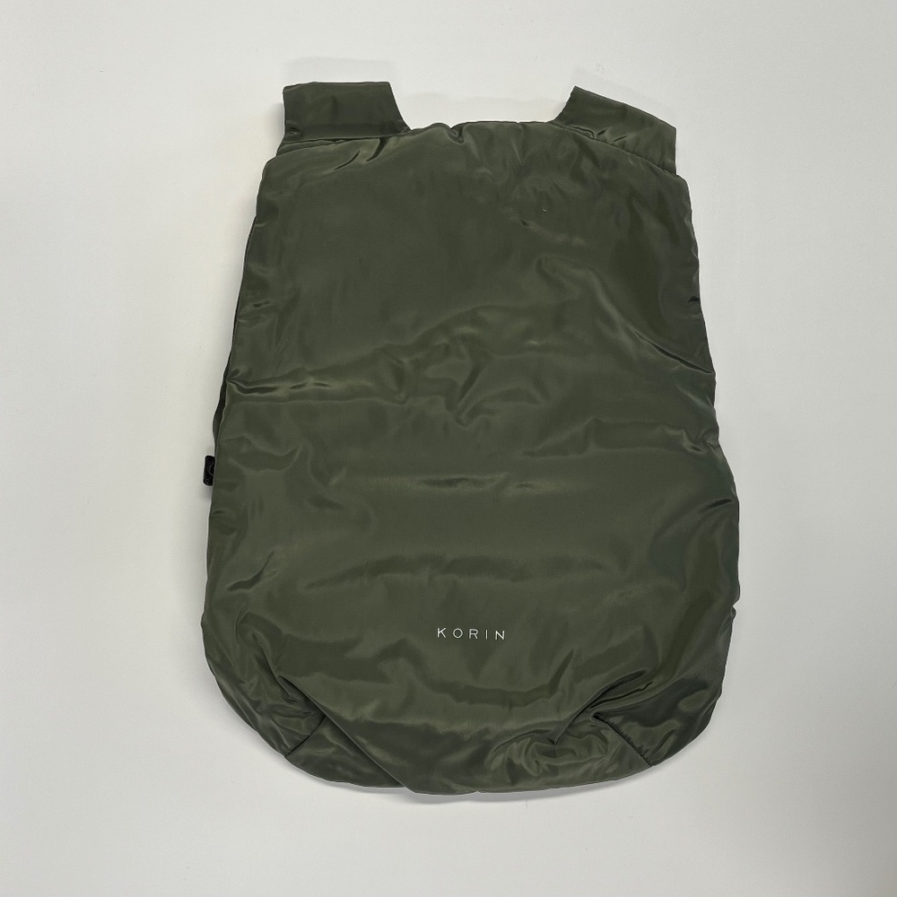 Korin Flexpack Air Backpack Dark Olive Green NWOT